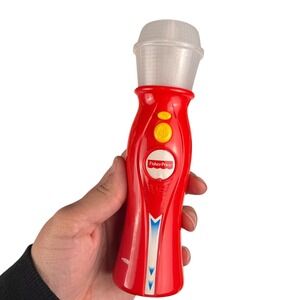 Fisher-Price Red Light-Up Musical Toy Microphone KFP1758 Working Toddler Toy